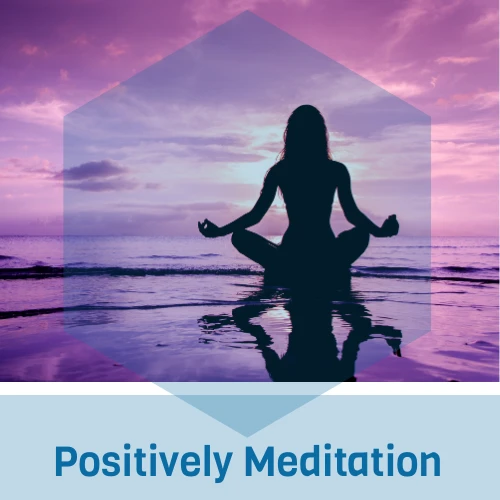 Positively Meditation -om logo